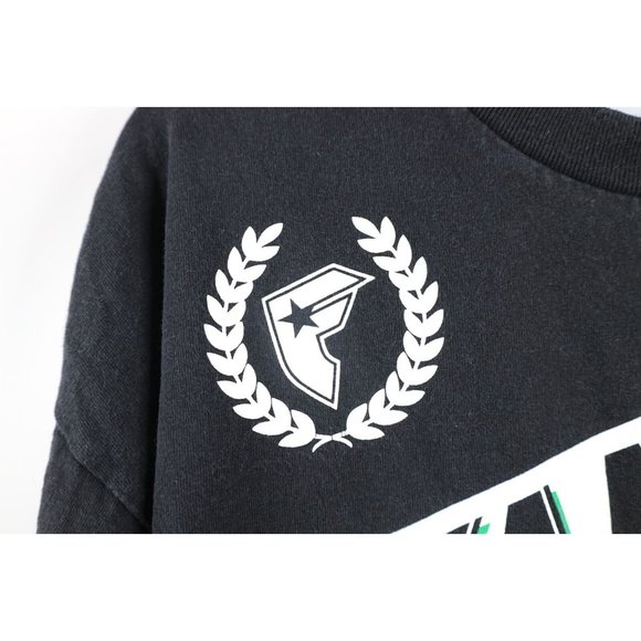 Vintage Famous Stars and Straps Mens XL Faded Spell Out Double Sided T-Shirt - Picture 4 of 9